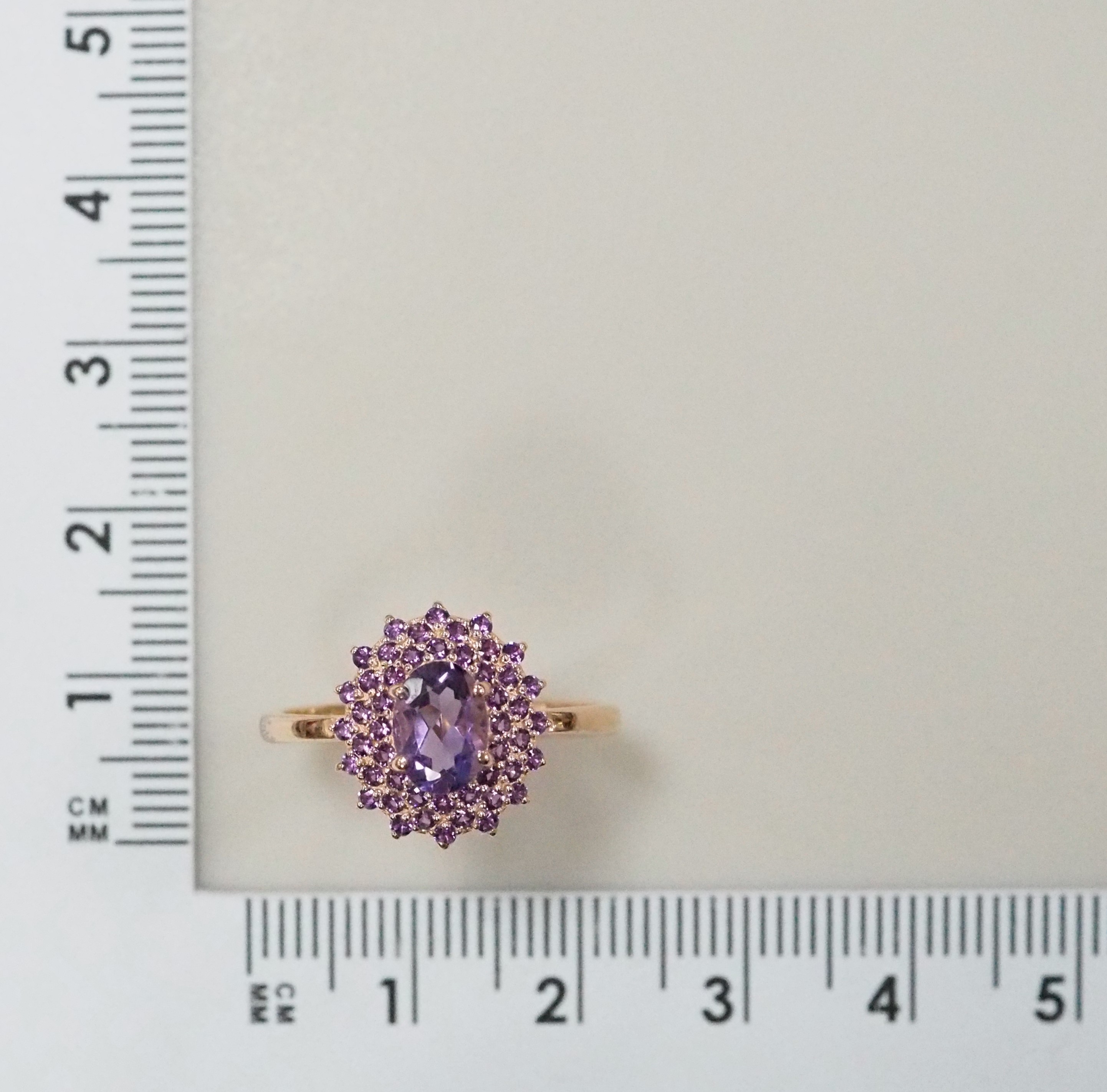 Серебряное кольцо с аметистом